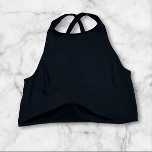 Lululemon‎ Black Crisscross Back Tie Tank Top Women S